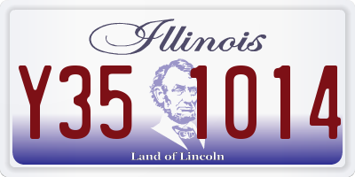 IL license plate Y351014