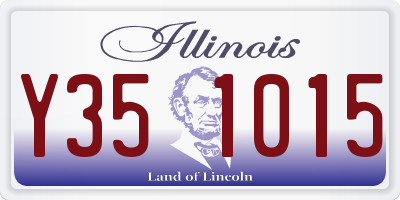 IL license plate Y351015