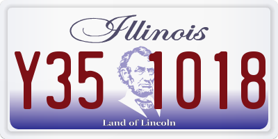 IL license plate Y351018
