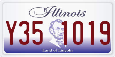 IL license plate Y351019
