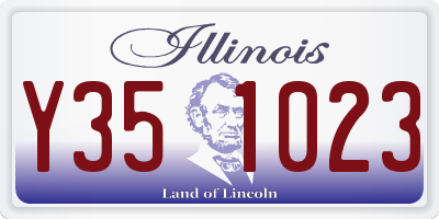 IL license plate Y351023
