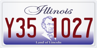 IL license plate Y351027