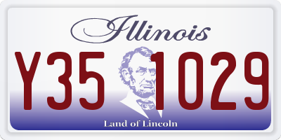 IL license plate Y351029