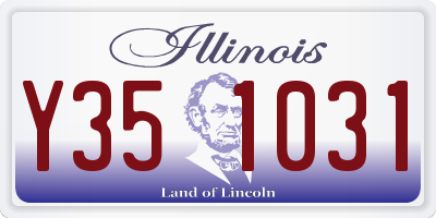 IL license plate Y351031