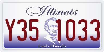 IL license plate Y351033