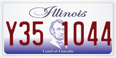 IL license plate Y351044