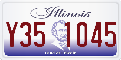 IL license plate Y351045