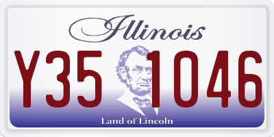 IL license plate Y351046
