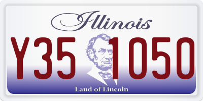 IL license plate Y351050