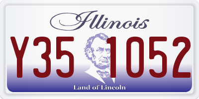 IL license plate Y351052