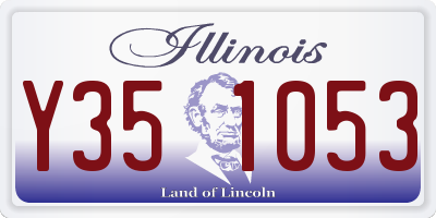 IL license plate Y351053