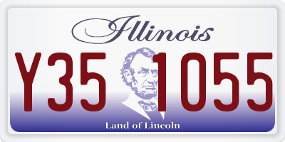 IL license plate Y351055