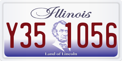 IL license plate Y351056