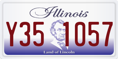 IL license plate Y351057