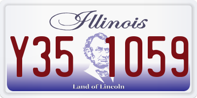 IL license plate Y351059