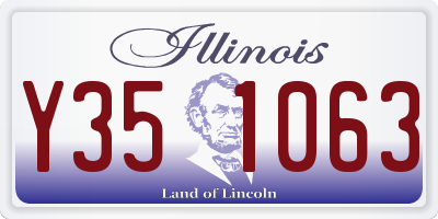 IL license plate Y351063