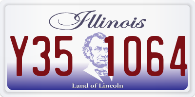 IL license plate Y351064