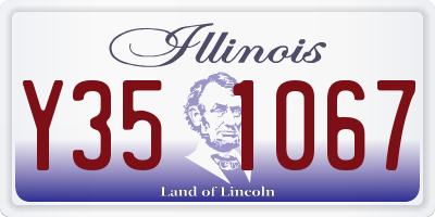 IL license plate Y351067