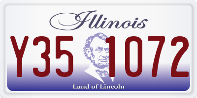IL license plate Y351072