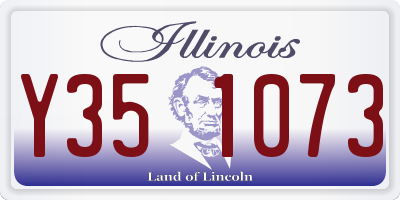 IL license plate Y351073