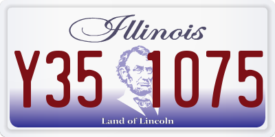IL license plate Y351075