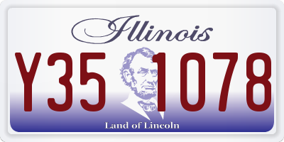 IL license plate Y351078