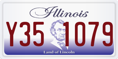 IL license plate Y351079