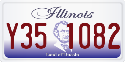 IL license plate Y351082