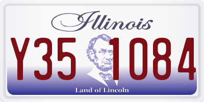 IL license plate Y351084