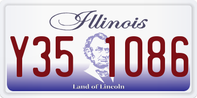 IL license plate Y351086