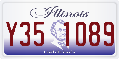 IL license plate Y351089