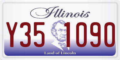 IL license plate Y351090