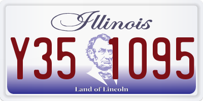 IL license plate Y351095