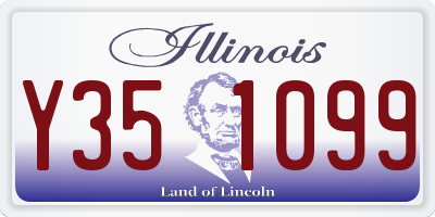 IL license plate Y351099