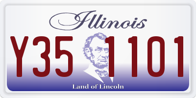 IL license plate Y351101