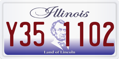 IL license plate Y351102