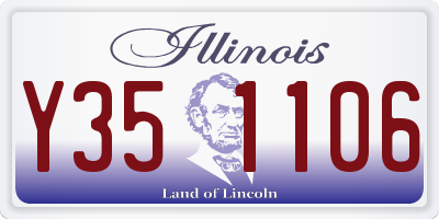IL license plate Y351106