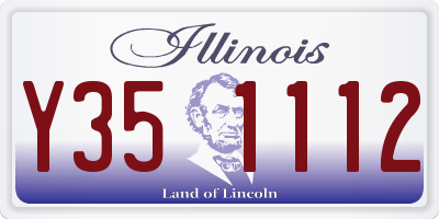 IL license plate Y351112