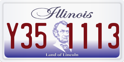 IL license plate Y351113