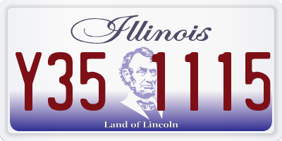IL license plate Y351115