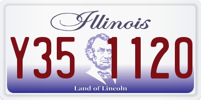 IL license plate Y351120
