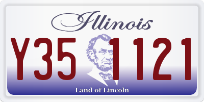 IL license plate Y351121