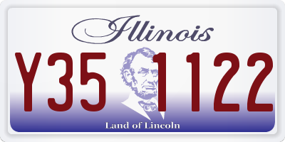 IL license plate Y351122
