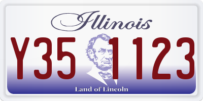 IL license plate Y351123