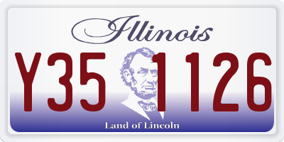 IL license plate Y351126
