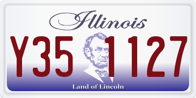 IL license plate Y351127