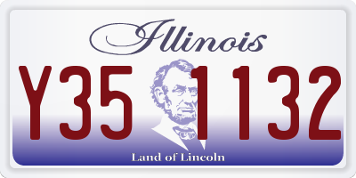 IL license plate Y351132