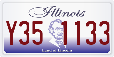 IL license plate Y351133