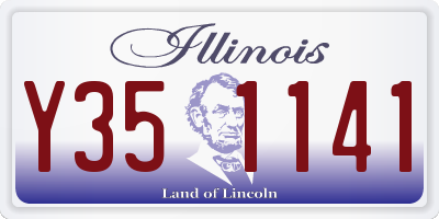 IL license plate Y351141