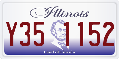 IL license plate Y351152